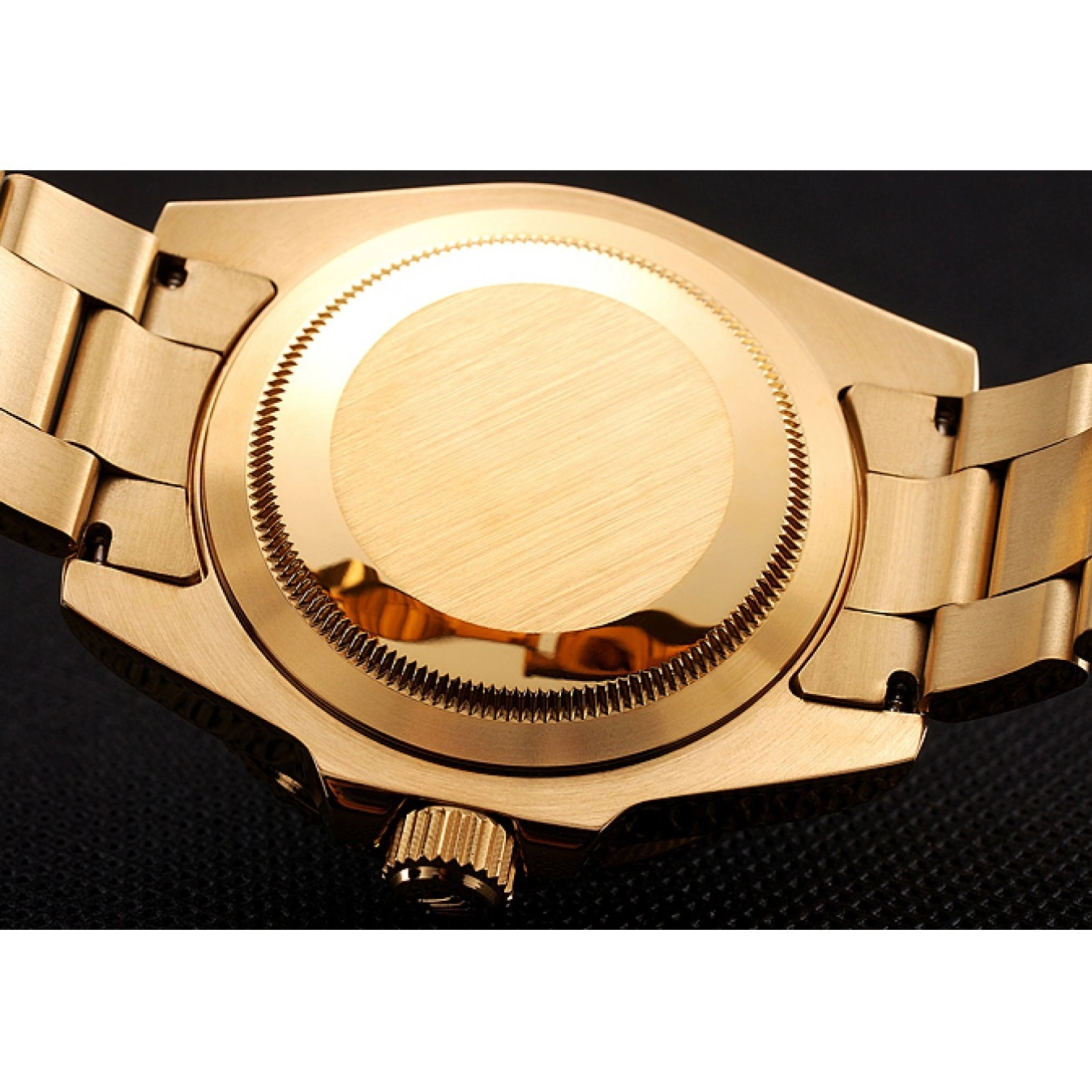 Aaa replica watch Case Set Master Bracelet And II GMT Bezel Stone Dial Gold Swiss 1453748 Rolex Green 0722